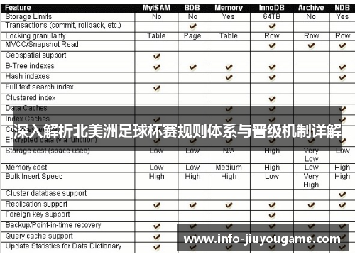 深入解析北美洲足球杯赛规则体系与晋级机制详解